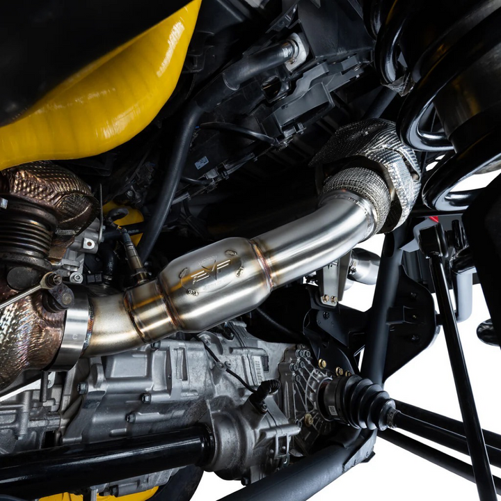 3 Inch Downpipe with Bullet Muffler | Can-Am Maverick R